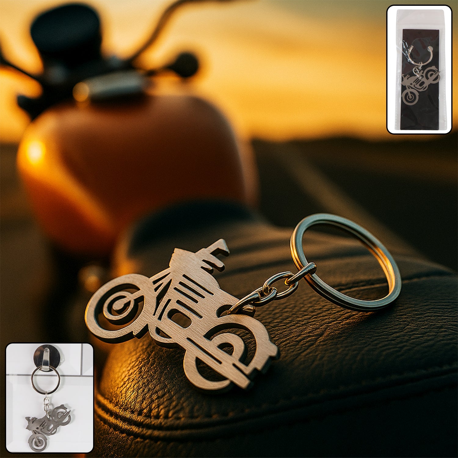 Moto Charm Keychain Moto Charm Keychain